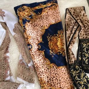 Silk scarves